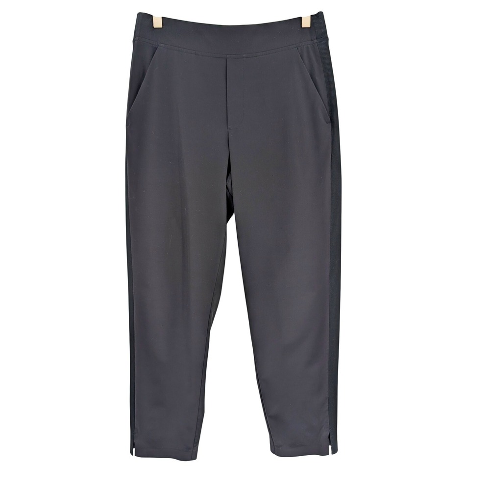 Athleta Brooklyn Mid Rise Ankle Pant Women 6 Black Athleisure Capsule Minimalist